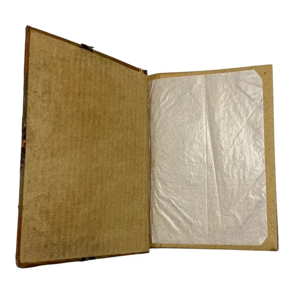 Handmade Tropical Leaf Journal Photo Album Bamboo Spine Hibiscus Cover 9x7